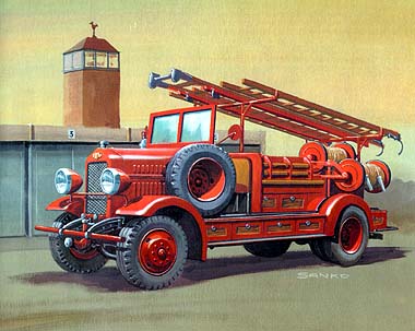 Fiat-621 пожарный