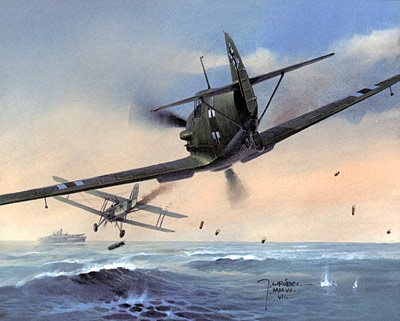Палубный истребитель Bf.109 T, авианосец Graf Zeppelin